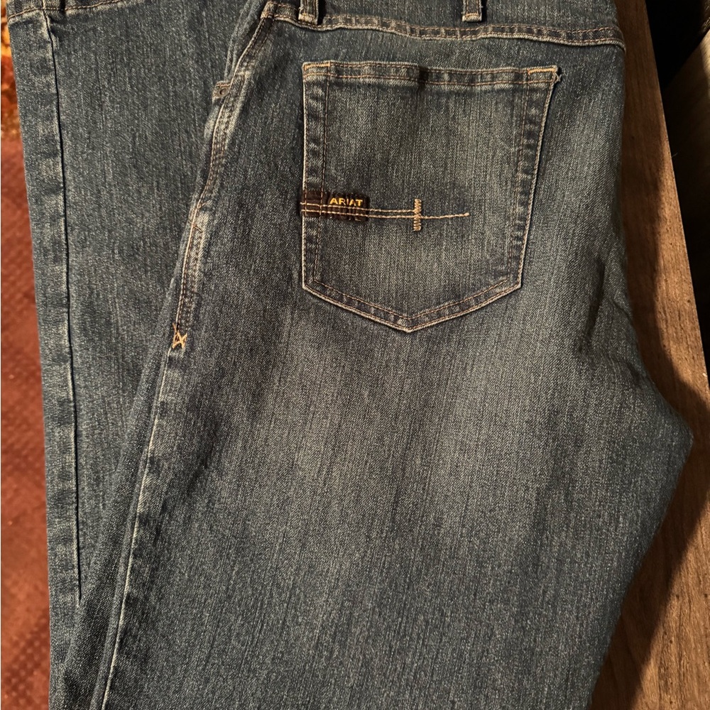 Ariat Men's Relaxed Fit Blue Jeans
